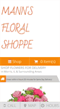 Mobile Screenshot of mannsfloralshoppe.com